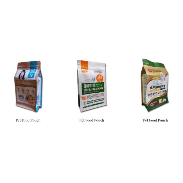 1kg 320mmx180mm 85mm 155 Micron Eco Friendly Dog Food Packaging