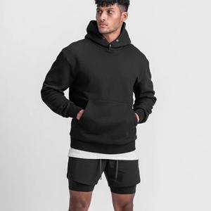 Buy cheap Oversized 35% Cotton 65% Polyester Street Wear Fitted Felpe Con Cappuccio Sweatshirts Cotton Plain Men Hoodies Pullover product