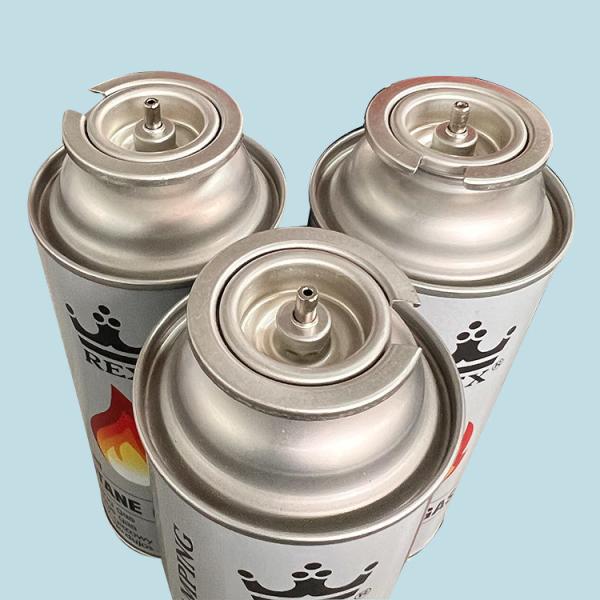 Metal Self-Closing Butane Gas Tank with Pressure Relief Valve