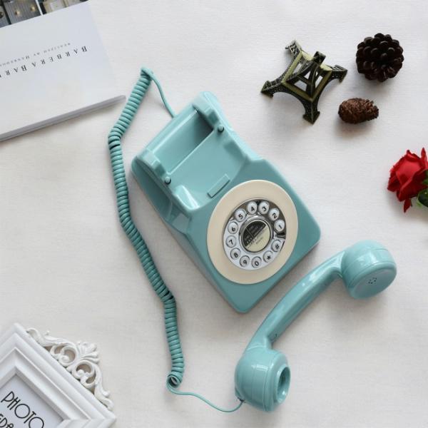 250mm Vintage Corded Phone RoHS Certificate Retro Vintage Telephone