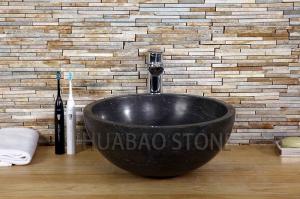 Buy cheap Elegant Deep Carved  Bowl Shaped Kitchen Sink Basin For Granite Countertops product