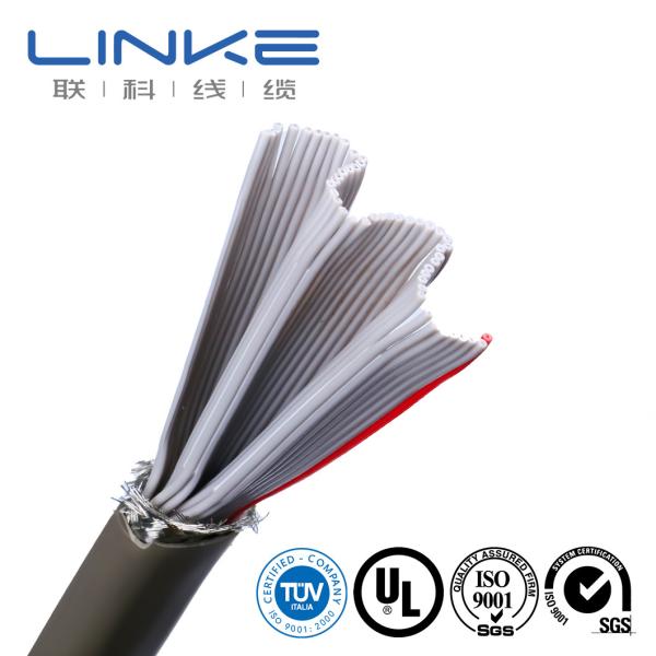 0.76mm Average Thickness Flexible Rubber Flat Power Wire Cable for Machine Wiring