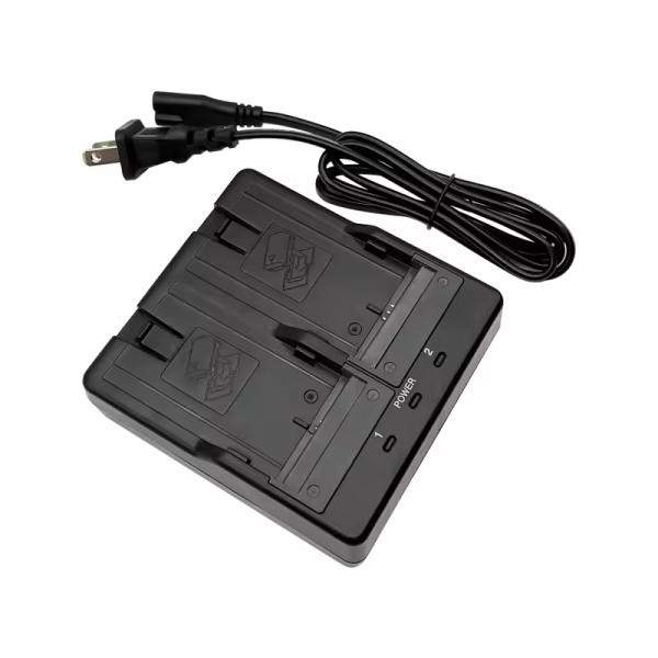 BC-L2A Dual Battery Charger Compatible for Total Station BT-L2 BDC46 BDC58 BDC70 Batteries Charging Dock EU US PLUG