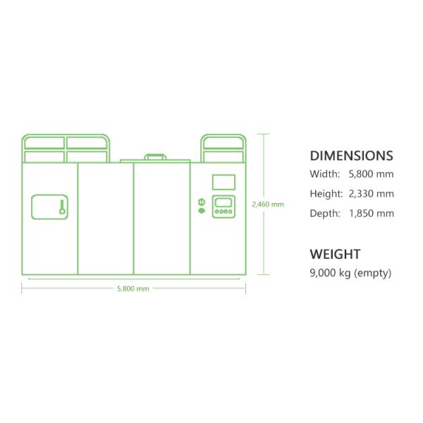 Ss304 Biodegradable Compost Fertilizer Machine