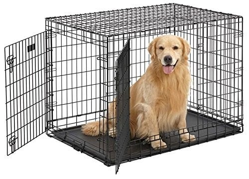 Solid Construction 15kgs 123cm Foldable Metal Dog Crate