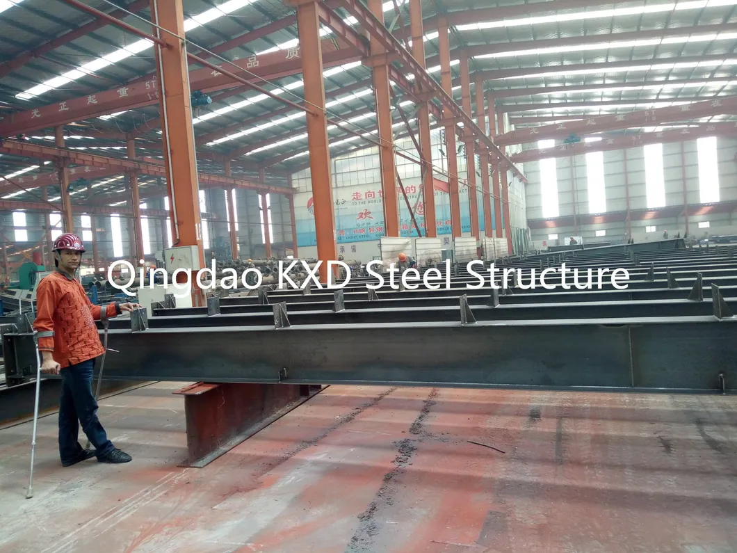 Fast Construction Structural Steel Building with 50 Years Lifespan Customizable Size and Wind Resistance Grade 12 for Car Repair Workshop
