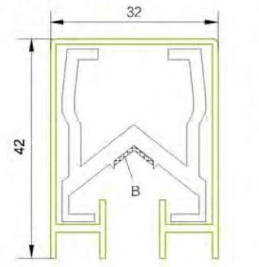 Single Pole Insulated Conductor Rail For EOT Crane 50 Ton