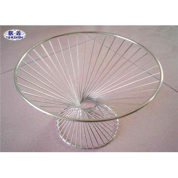 Welded Kitchen Wire Mesh Fruit Bowl Customized Shape FDA Certificated