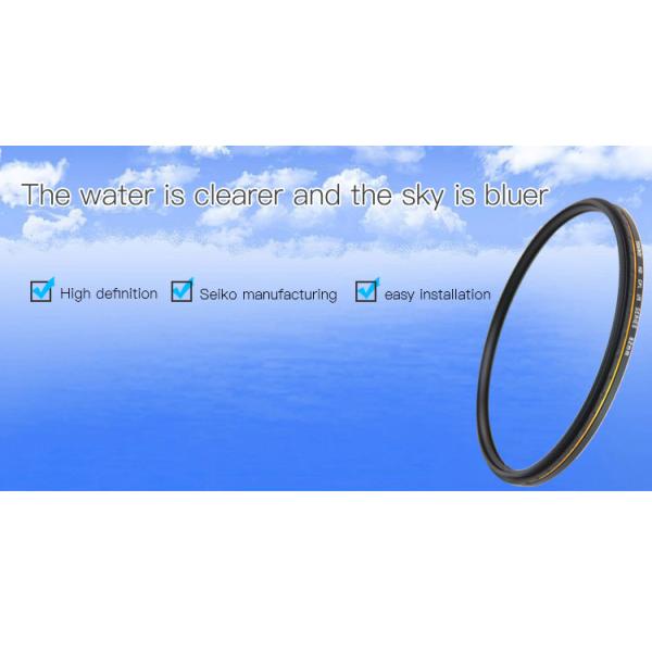 HD MRC DSLR Lens Filters , CPL Gold Line 77mm DSLR Polarizing Filter