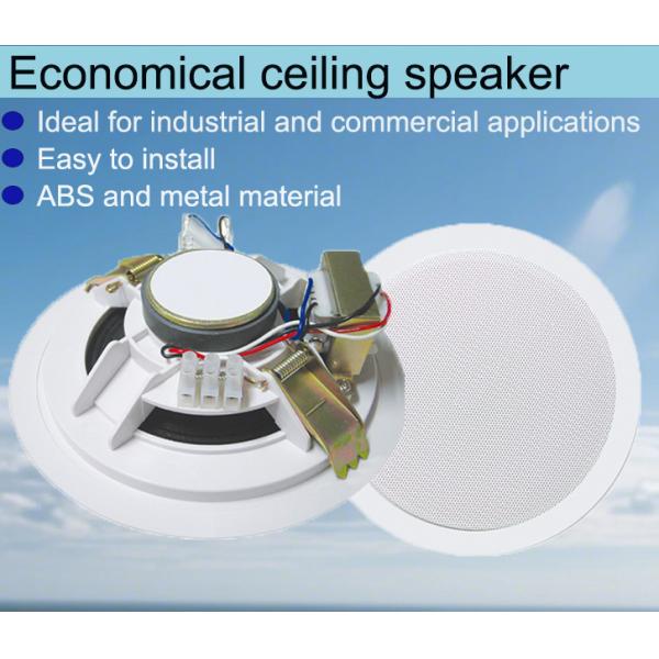 6W 100V 5-inch Full Range Speaker ABS Ceiling Speaker Plastic PA System With Spring Clamp OEM ODM