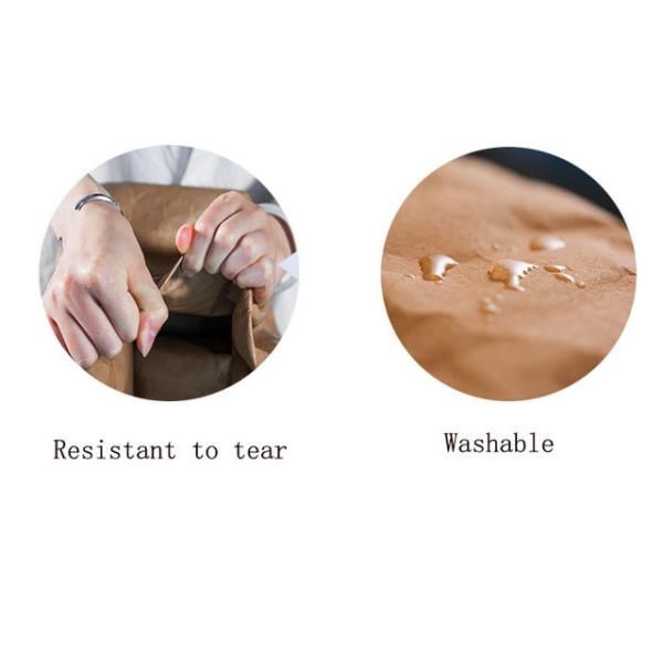 Anti Curl Washable Kraft Paper Recycled Pulp Material For Making Home Decoration