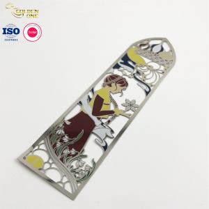 China Wholesale Custom Cartoon Style Book Mark Creative Birthday Gift   Printing Bookmarks Souvenir Metal Bookmark on sale