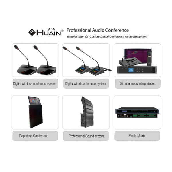 Classic Style Conferencing Digital Conference Table Meeting Microphone Discussion System Chairman Delegate Unit