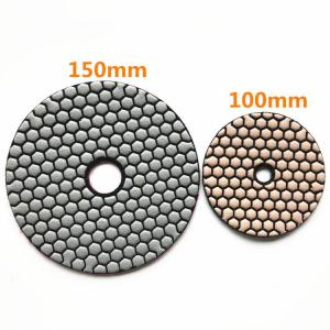 China 150mm Granite Sanding Discs Resin Bonded Marble Polishing Disc on sale