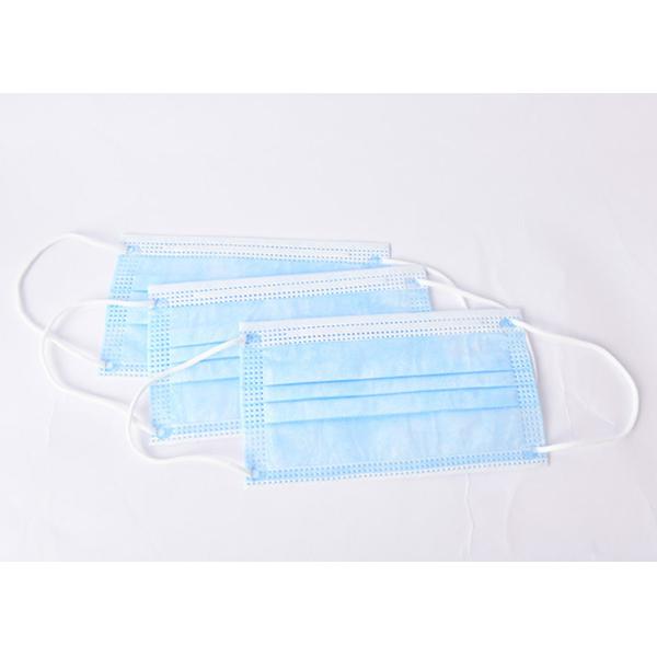 Non Woven Filterable Sanitary Outdoor Disposable Face Mask With Elastic Earloop