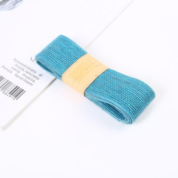 Orang Red Green Jute Burlap Ribbon Multi Purpose Thin Burlap Ribbon