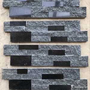 Buy cheap Natural stone , Natural Black Granite Wall Stone Cladding Ledge Stone product