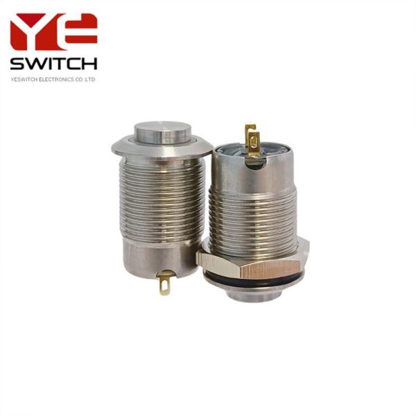 Doorbell 1.8mm Metal Button Switch 24VDC 12mm Push Button Switch