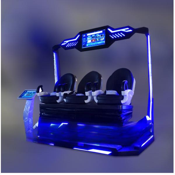 Virtual Reality multiplayer vr cinema game machine 3 Seats Racing VR game simulator