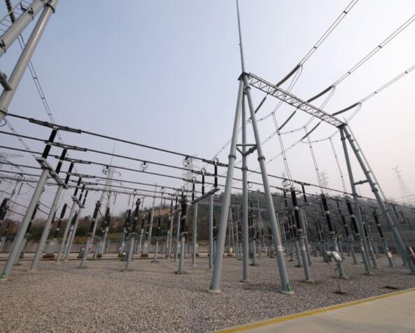 Galvanized Substation Steel Structure Power Transformer Substation Structures