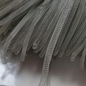 China EMI / RFI Shielding Wire Mesh Gasket Milky White Color Customizable Length on sale
