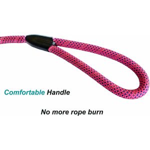 Highly Reflective Nylon Dog Leash Comfortable Handle