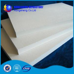 Asbestos Free Ceramic Fiber Board for Industrial Furnace , Low Thermal Conductivity