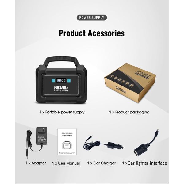 148wh Lithium Battery Portable Power Station 100W For Outdoor Camping