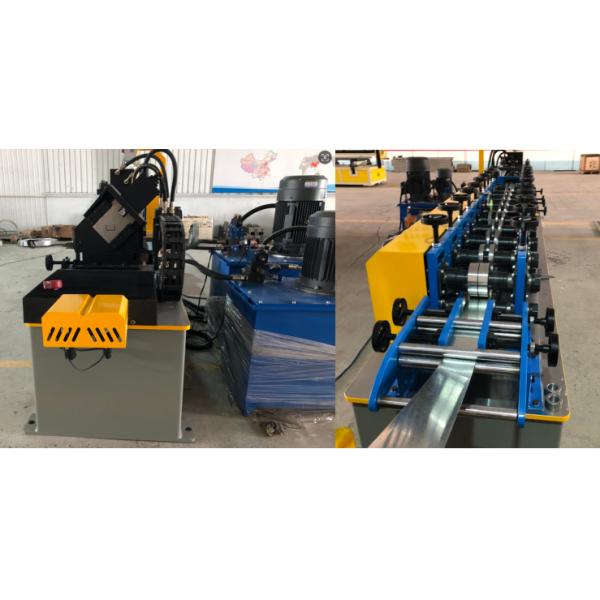 Metal U profile with holes rolling machine