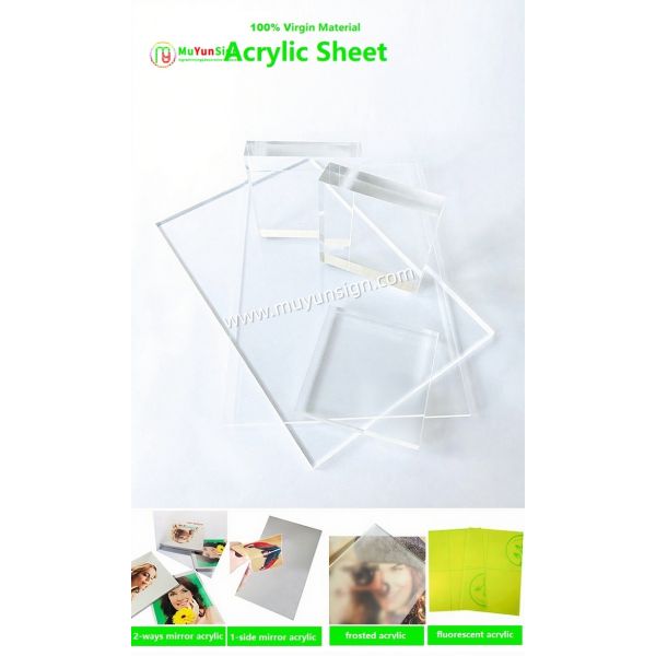 Transparent Acrylic Sheet 3mm Clear Panel with High Transparency and Durable Surface Ideal for CNC Laser Cutting and Engraving Projects