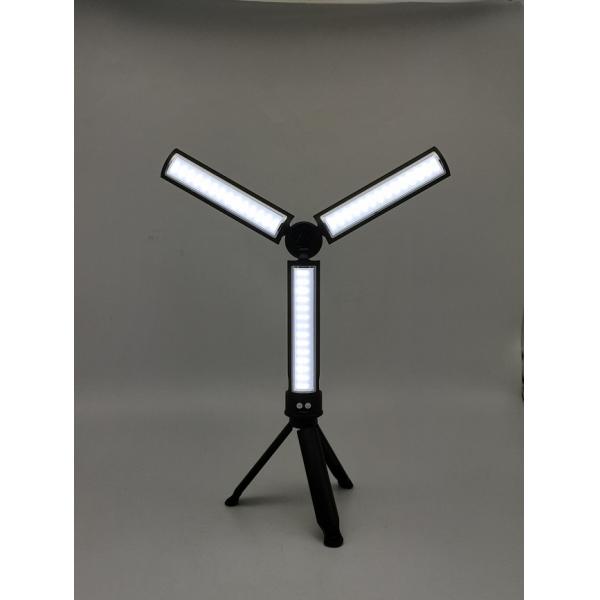 Rechargeable Camping Lantern 3 Panels Lantern With Tripod φ4.0x H18.6cm ABS + PS +PC