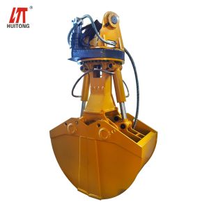 China Q355B Dredging Crane Wire 5-30 Ton Clamshell Grab Bucket on sale