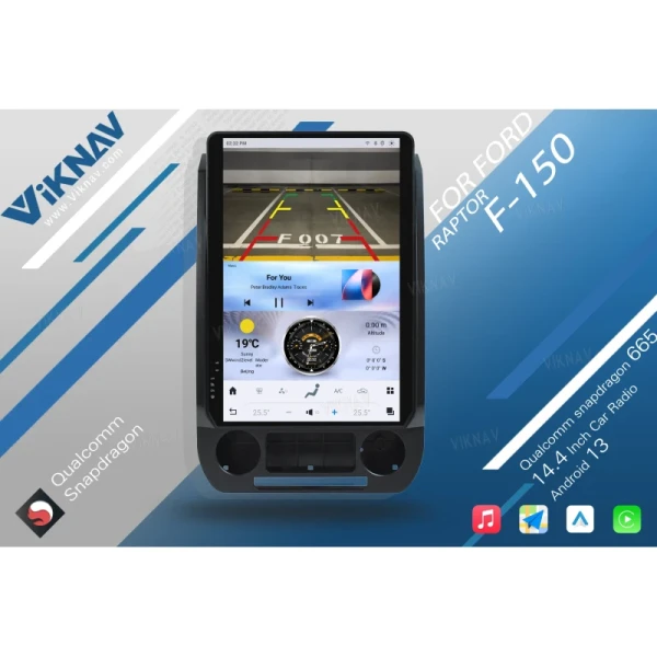 VIKNAV 14.4 " Android Car Radio For Ford F250 F350 F450 2015-2020 Carplay Android Auto