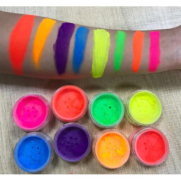 12 Color Neon High Pigment Eyeshadow 40g Lightweight Custom Privater Labels