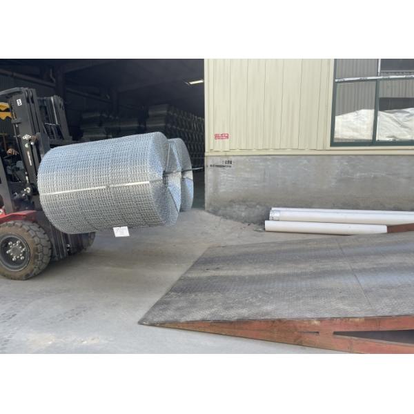 8Lines wire heavy zinc Galvanized Pipeline reinforced mesh for Wastewater Pipeline