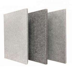 China Scratch Resistant Fiber Cement Board with Thickness Woodgrain Melamine Particle Board on sale