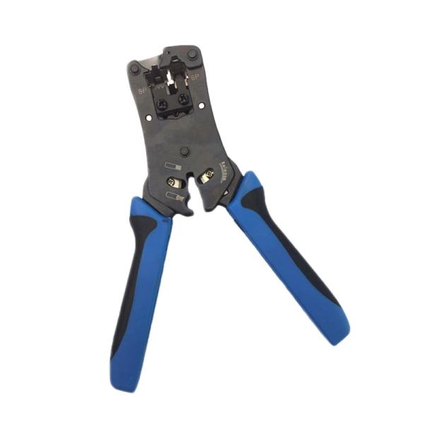 Kico K-N468B Cut Strip Crimp for 8P8C/RJ45 6P6C/RJ12 6P4C/RJ11 4P4C and 4P2C 3 in 1 Modular Crimping tool