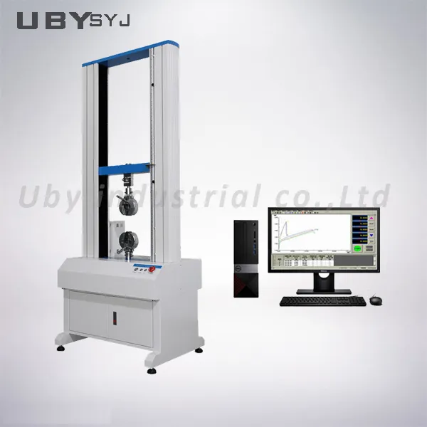 UP-2003 Dual Sensor Tensile Strength Tester Machine With Simultaneous Force / Elongation Measurement