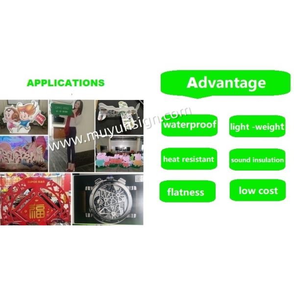 Solid Polystyrene Foam Core Paper Board White Flatness for Advertising