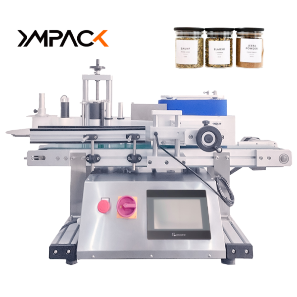 ODM Jar Desktop Labeler Sticker Applicator For Beverage Chemical Bottles