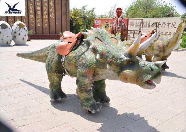 Quality 4 Meters Long Walking Ride On Dinosaur , Large Interactive Dinosaur Warranty 1 Year for sale