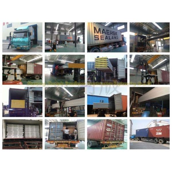 Easy Install Metal Sandwich Panels Outside Corrugated Steel Sheet Panel