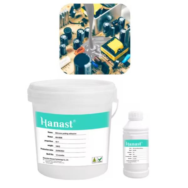 10:1 Silicone Potting Compound For Electronics High Temperature Potting Compound Flexible Potting Silicone