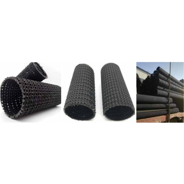 Plastic Permeable Pipe For Tunnel Railway Network Hard Drainage Permeable Pipe
