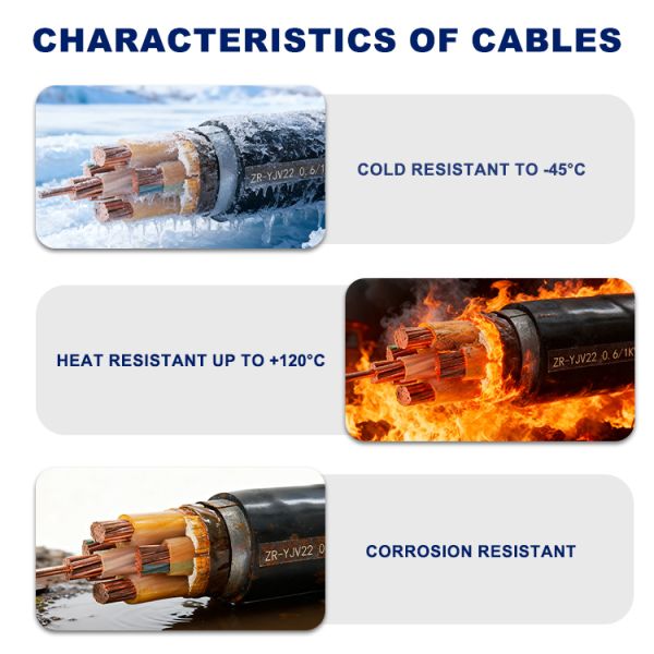0.6/1kV Direct-Burial Fire-Safe Trunk Cable for Underground Grid, Basement Distribution, Industrial Plant & Fire-Rated Civil Engineering Laying