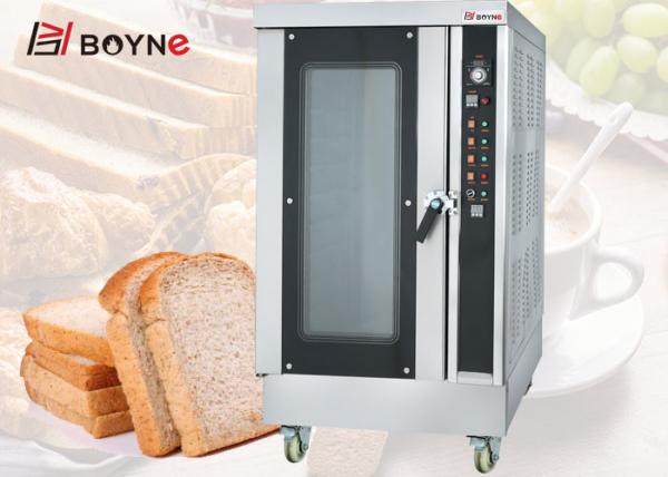 Ten Trays Commercial Stainless Steel Convection Bakery Oven With Strong Wheel