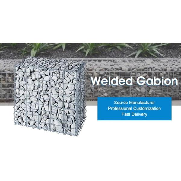 OHSAS 18001 Gabion Baskets 2mx1mx1m Gabion Wire Mesh