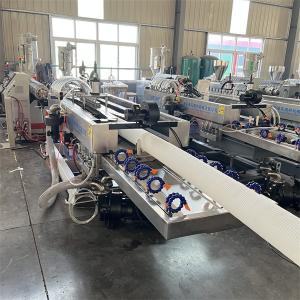 China PVC Corrugated Pipe Extrusion Line Double Wall For Drainage Pipe on sale