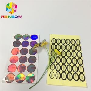 Buy cheap Water Proof Food Packaging Films Custom Security Clothing Label Vinyl Sticker product