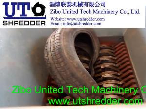 Buy cheap good performance Tire Shredder / Waste Tire Recycling Machine / double shaft shredder / tyre shredder product